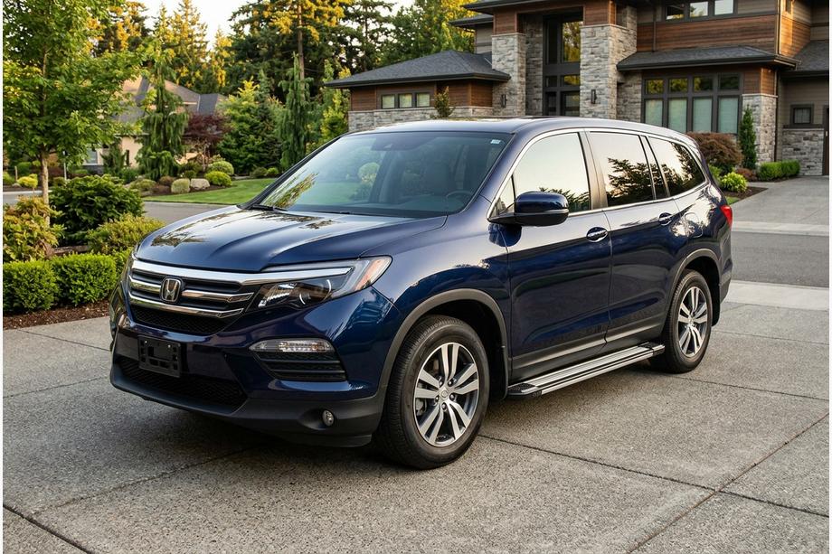 Honda Pilot 2015–2022 Stranske stopnice Rainbow (2 kos, aluminij) Image