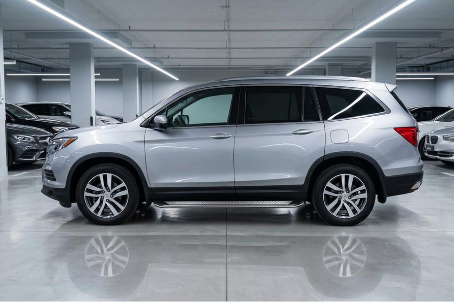 Honda Pilot 2015–2022 Stranski pragovi Maydos V2 (2 kos, aluminij / nerjaveče jeklo) Image