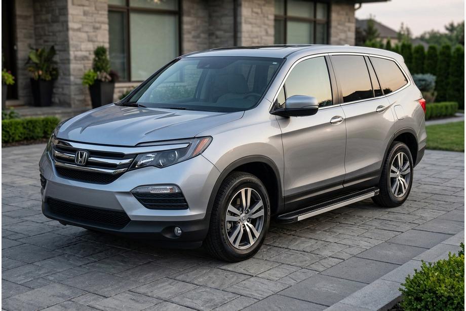 Honda Pilot 2015–2022 Stranske stopnice Maya (2 kos, aluminij) Image