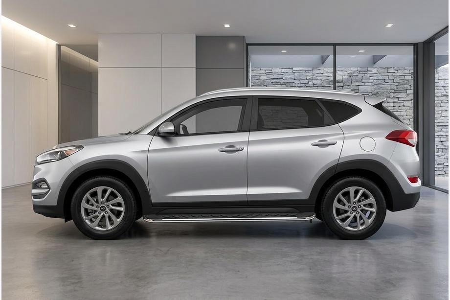 Hyundai Tucson TL 2016–2021 Stranski pragovi Maydos V1 (2 kos, aluminij ↗ nerjaveče jeklo) Image