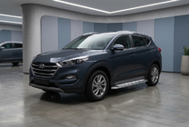 Hyundai Tucson TL 2016–2021 Stranski pragovi Maydos V2 (2 kos, aluminij / nerjaveče jeklo) fotografija 1