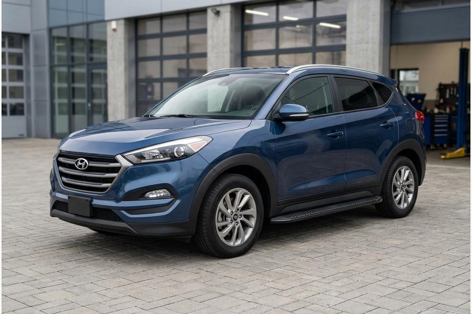 Hyundai Tucson TL 2016–2021 Stranski pragovi Tayga Black (2 kos, aluminij) Image