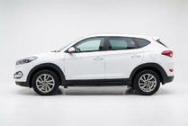 Hyundai Tucson TL 2016–2021 Stranske stopnice BlackLine (2 kos, aluminij) fotografija 1