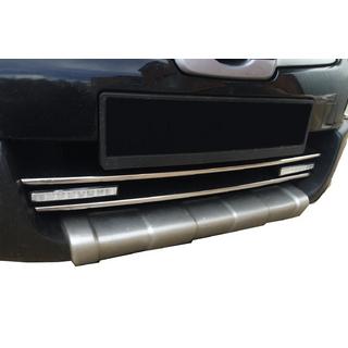 Letvice za spodnjo masko (2 kosa, nerjaveče jeklo) Nissan Qashqai 2007–2010 fotografija 1
