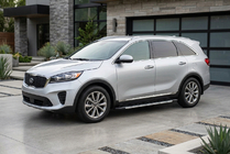 Kia Sorento III UM 2014–2020 Stranske stopnice RedLine V1 (2 kos, aluminij) fotografija 1