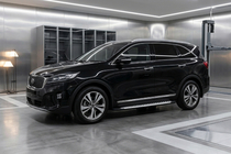 Kia Sorento III UM 2014–2020 Stranski pragovi Line (2 kos, aluminij) fotografija 1