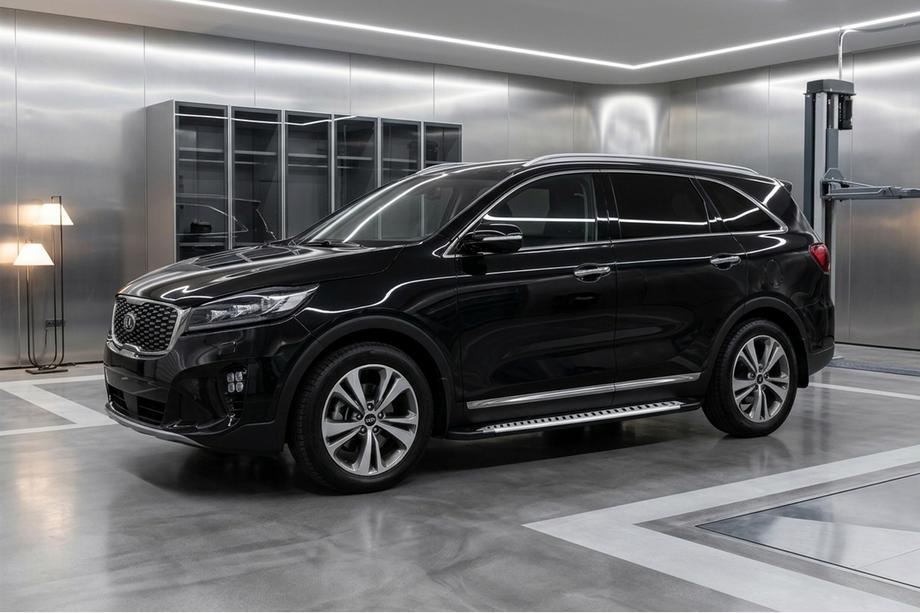 Kia Sorento III UM 2014–2020 Stranski pragovi Line (2 kos, aluminij) Image