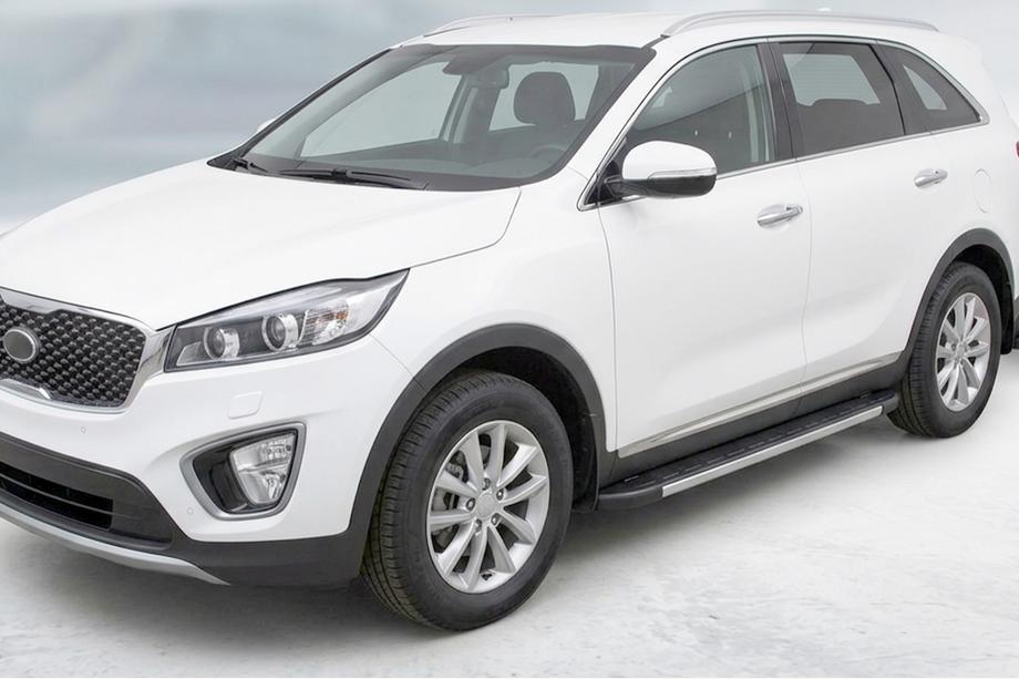 Kia Sorento III UM 2014–2020 Bočne stopnice Duru (2 kosa, aluminij) Image