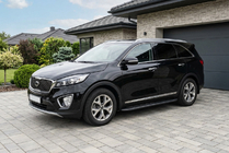 Kia Sorento III UM 2014–2020 Bočne stopnice Bosphorus Black (2 kos, aluminij) fotografija 1