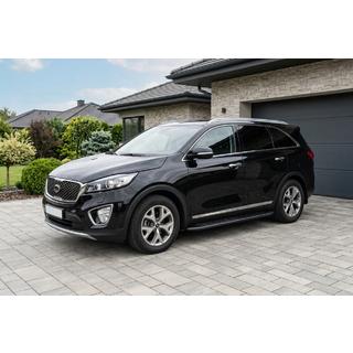 Bočne stopnice Bosphorus Black (2 kos, aluminij) Kia Sorento III UM 2014–2020 fotografija 1