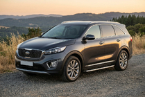 Kia Sorento III UM 2014–2020 Bočne stopnice Fullmond (2 kos, aluminij) fotografija 1