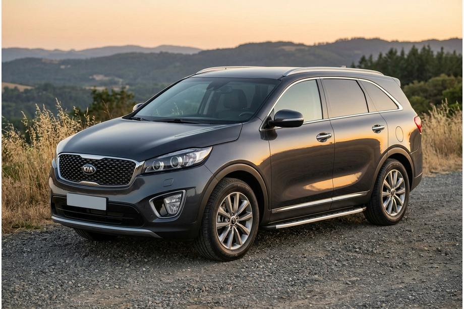 Kia Sorento III UM 2014–2020 Bočne stopnice Fullmond (2 kos, aluminij) Image