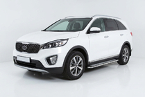 Kia Sorento III UM 2014–2020 Stranski pragovi Maydos V2 (2 kos, aluminij / nerjaveče jeklo) fotografija 1
