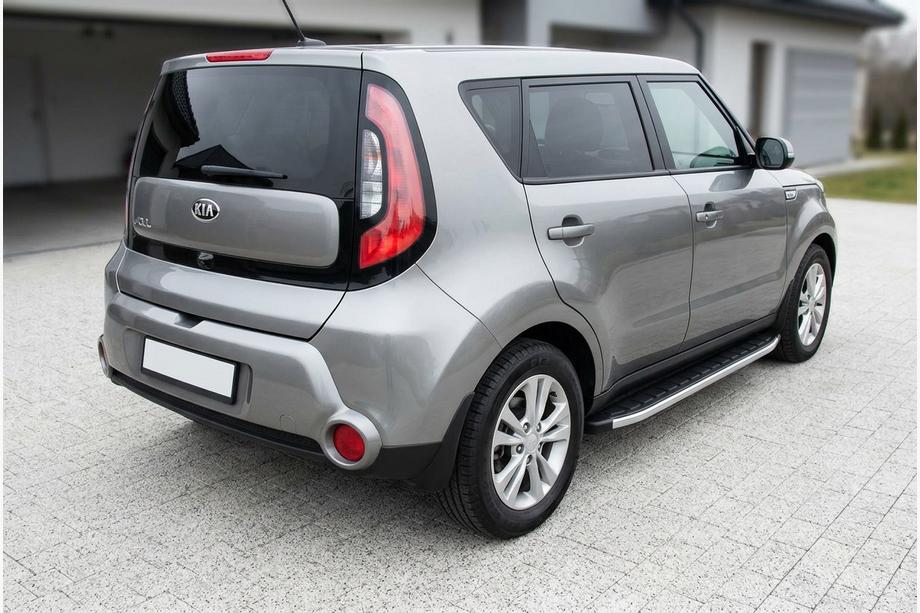 Kia Soul II 2013–2018 Stranske stopnice Fullmond (2 kos, aluminij) Image