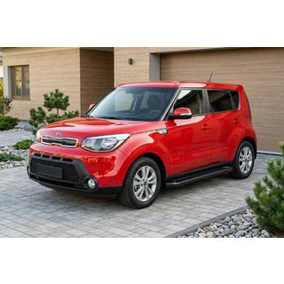 Bočne stopnice Allmond Black (2 kosa, aluminij) Kia Soul II 2013–2018 fotografija 1