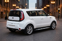 Kia Soul II 2013–2018 Stranske stopnice Sunrise (2 kos, aluminij) fotografija 1