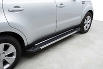Kia Soul II 2013–2018 Stranske stopnice RedLine V1 (2 kos, aluminij) fotografija 1