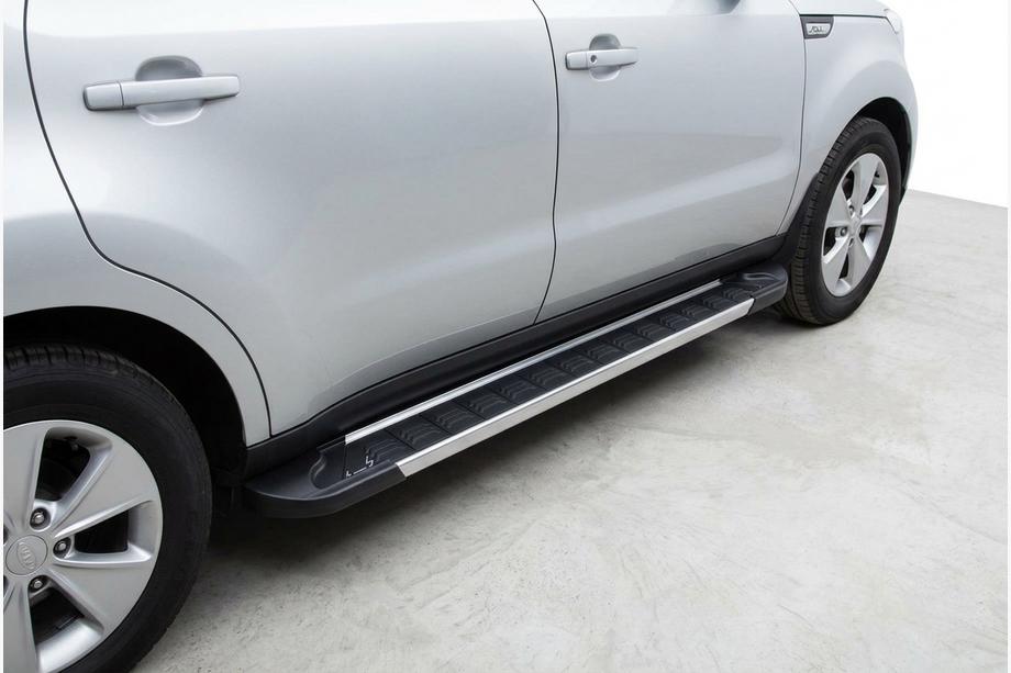 Kia Soul II 2013–2018 Stranske stopnice RedLine V1 (2 kos, aluminij) Image