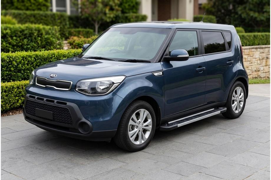 Kia Soul II 2013–2018 Bočne stopnice Duru (2 kosa, aluminij) Image