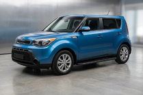 Kia Soul II 2013–2018 Bočne stopnice Bosphorus Black (2 kos, aluminij) fotografija 1