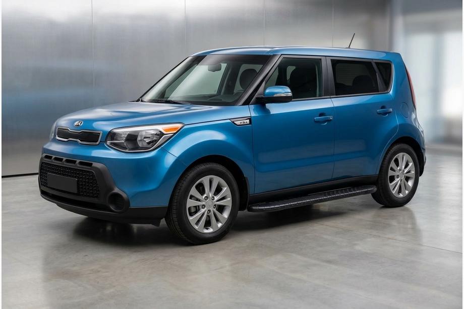 Kia Soul II 2013–2018 Bočne stopnice Bosphorus Black (2 kos, aluminij) Image