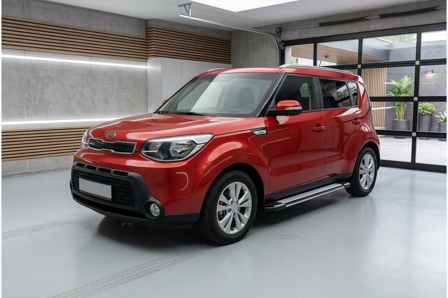 Kia Soul II 2013–2018 Stranske stopnice Rainbow (2 kos, aluminij) Image