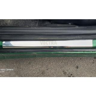 Vstopne letve pragov Carmos (4 kosi, nerjaveče jeklo) Opel Vectra B 1995–2002 fotografija 3