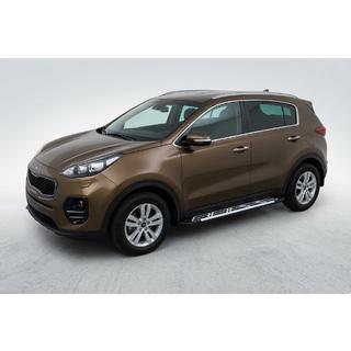 Bočni pragovi Sunrise (2 kos, aluminij) Kia Sportage 2015–2021 fotografija 1