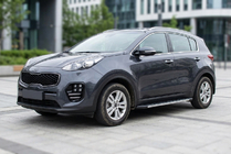 Kia Sportage 2015–2021 Stranske stopnice Duru (2 kos, aluminij) fotografija 1