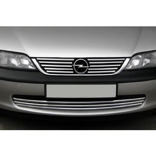 Okrasne letvice za masko (nerjavno jeklo) Opel Vectra B 1995–2002 fotografija 1