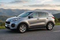 Kia Sportage 2015–2021 Stranske stopnice Bosphorus Black (2 kosa, aluminij) fotografija 1