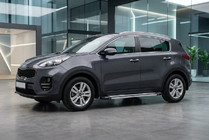 Kia Sportage 2015–2021 Stranske stopnice Rainbow (2 kosa, aluminij) fotografija 1
