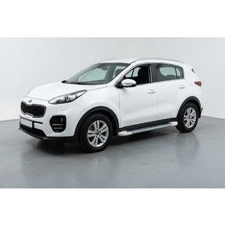Bočne stopnice Allmond White (2 kosa, aluminij) Kia Sportage 2015–2021 fotografija 1