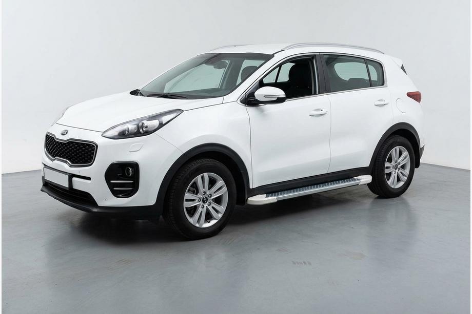 Kia Sportage 2015–2021 Bočne stopnice Allmond White (2 kosa, aluminij) Image