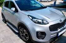 Kia Sportage 2015–2021 Stranske stopnice Maydos V2 (2 kosa, aluminij/nerjavno jeklo) fotografija 2