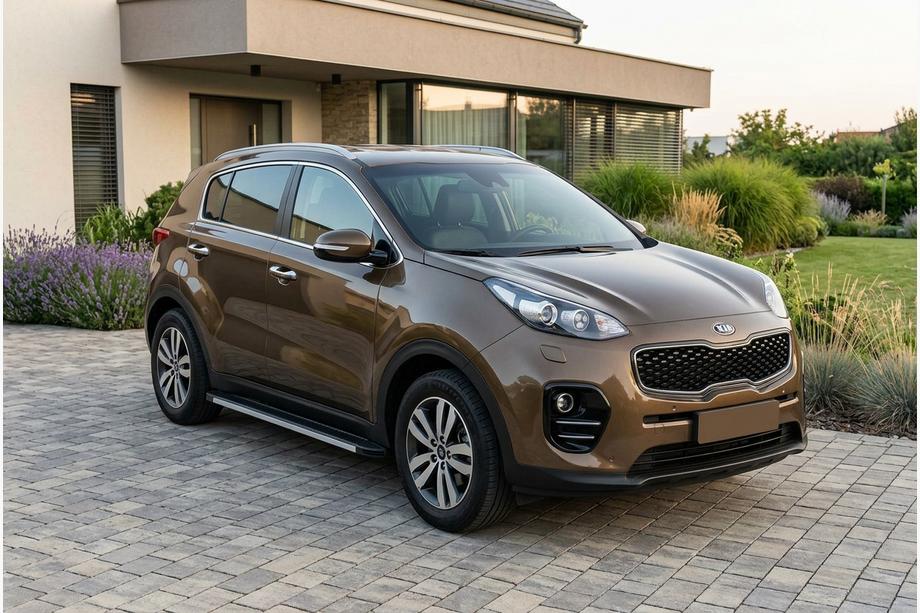 Kia Sportage 2015–2021 Stranski pragovi Maya V1 (2 kos, aluminij) Image