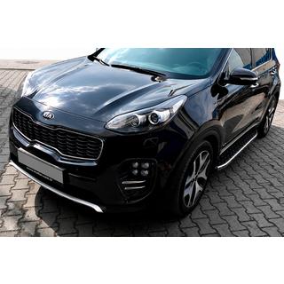 Stranske stopnice BlackLine (2 kos, aluminij) Kia Sportage 2015–2021 fotografija 1