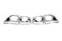 Volkswagen Touareg 2002–2010 Kromirani pokrovi zadnjih luči 2008-2011 (2 kosa, plastika) fotografija 2