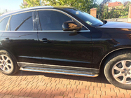 Audi Q5 2008–2017 Stranske stopnice Premium (2 kosa, nerjaveče jeklo) Ø60 mm fotografija 2