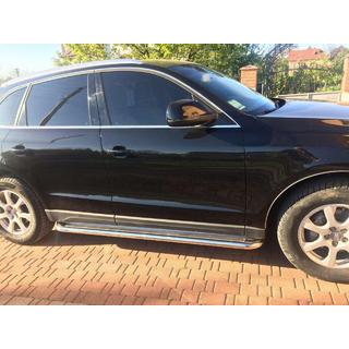 Stranske stopnice Premium (2 kosa, nerjaveče jeklo) Audi Q5 2008–2017 fotografija 2