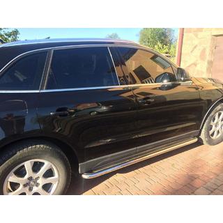 Stranske stopnice Premium (2 kosa, nerjaveče jeklo) Audi Q5 2008–2017 fotografija 3
