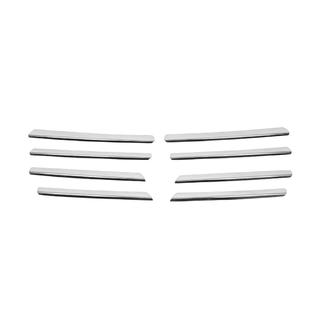 Kromirani okrasni pokrovi maske 2001-2007 (8 kos, nerjaveče jeklo) Opel Vivaro 2001–2015 fotografija 3