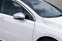 Peugeot 508 2010–2018 Kromirani pokrovi vzvratnih ogledal (2 kosa, nerjaveče jeklo) fotografija 1