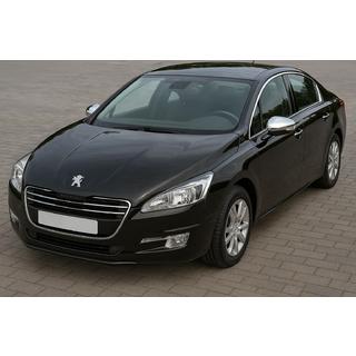 Kromirani pokrovi vzvratnih ogledal (2 kosa, nerjaveče jeklo) Peugeot 508 2010–2018 fotografija 2