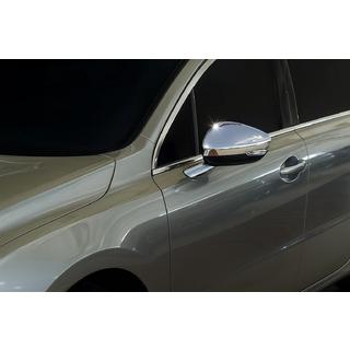Kromirani pokrovi vzvratnih ogledal (2 kosa, nerjaveče jeklo) Peugeot 508 2010–2018 fotografija 3