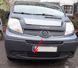 Renault Trafic 2001–2015 Zimska spodnja maska hladilnika (pod registrsko tablico) 2001-2007, mat fotografija 1