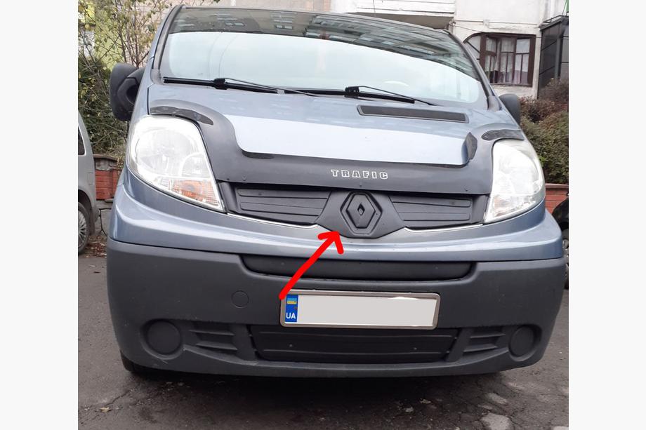 Renault Trafic 2001–2015 Zimska zgornja obloga maske hladilnika 2001-2007, mat Image