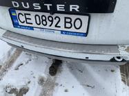 Dacia Duster 2008–2018 Zaščitna letev za zadnji odbijač Carmos V1 z zavihkom (nerjavno jeklo) fotografija 2