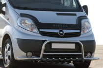 Renault Trafic 2001–2015 Sprednji zaščitni lok s stranskimi cevmi Exclusive (nerjaveče jeklo) fotografija 3