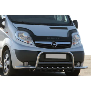 Sprednji zaščitni lok s stranskimi cevmi Exclusive (nerjaveče jeklo) Renault Trafic 2001–2015 fotografija 3
